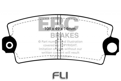 EBC DP189 standaard Remblokken