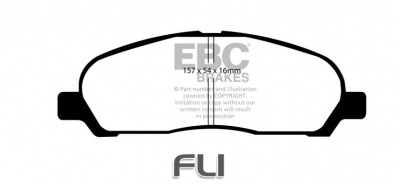 EBC DP1900 Standaard Remblokken