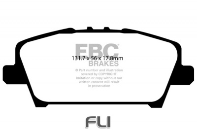 EBC DP1901 standaard Remblokken