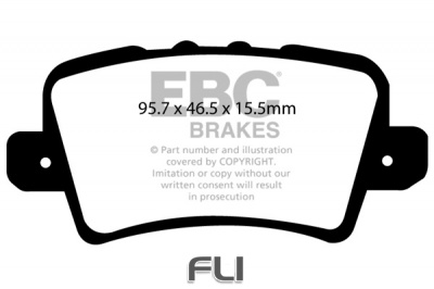 EBC DP1902 standaard Remblokken