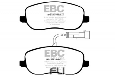 EBC DP1906 standaard Remblokken