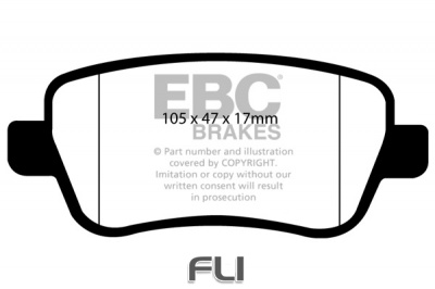 EBC DP1910 standaard Remblokken
