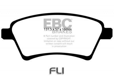 EBC DP1925 standaard Remblokken