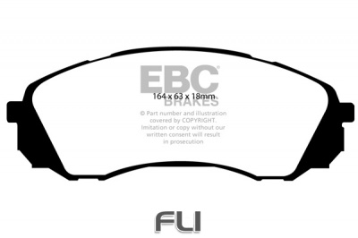 EBC DP1953 standaard Remblokken