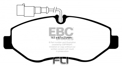 EBC DP1956 standaard Remblokken