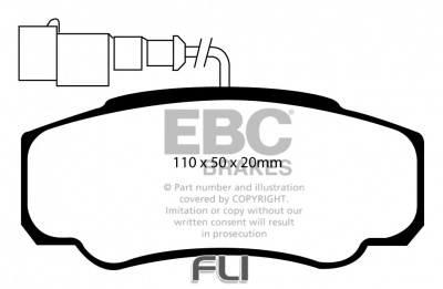 EBC DP1957 standaard Remblokken