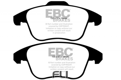 EBC DP1960 standaard Remblokken