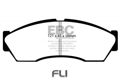 EBC DP1964 standaard Remblokken