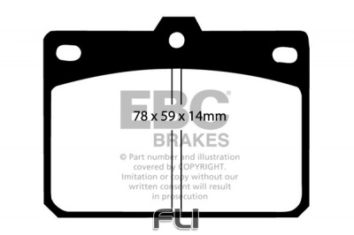 EBC DP196 standaard Remblokken