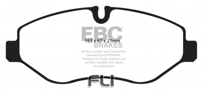 EBC DP1980 standaard Remblokken