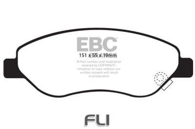 EBC DP1981 standaard Remblokken