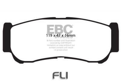 EBC DP1982 standaard Remblokken