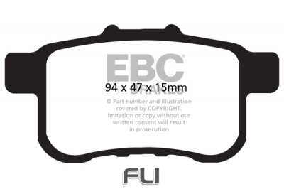 EBC DP1987 standaard Remblokken