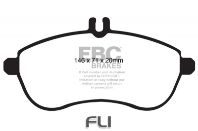 EBC DP1989 standaard Remblokken
