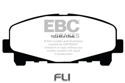 EBC DP1999 standaard Remblokken