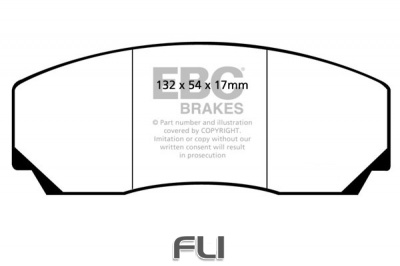 EBC DP2002 Greenstuff Remblokken