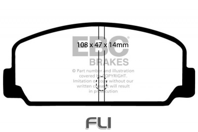 EBC DP200 standaard Remblokken