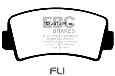 EBC DP207 standaard Remblokken