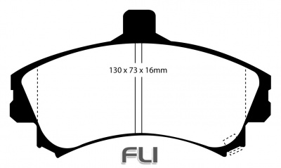 EBC DP21045 Greenstuff Remblokken