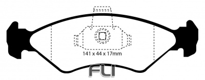 EBC DP21050 Greenstuff Remblokken