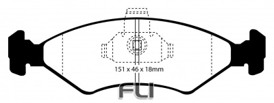 EBC DP21051 Greenstuff Remblokken