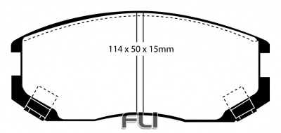 EBC DP21063 Greenstuff Remblokken
