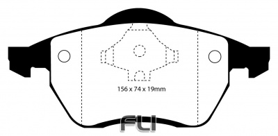 EBC DP21074 Greenstuff Remblokken