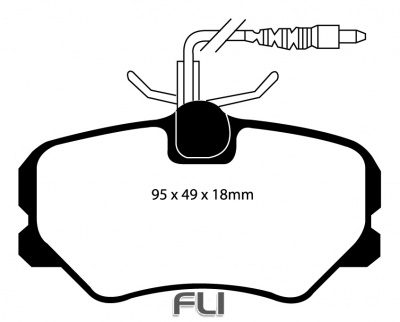 EBC DP21080 Greenstuff Remblokken