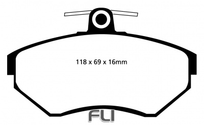 EBC DP21112 Greenstuff Remblokken