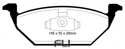 EBC DP21117 Greenstuff Remblokken