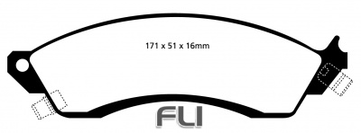 EBC DP21131 Greenstuff Remblokken