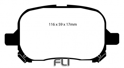 EBC DP21133 Greenstuff Remblokken