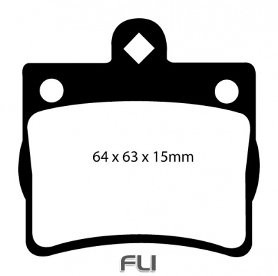 EBC DP21135 Greenstuff Remblokken