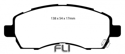 EBC DP21138 Greenstuff Remblokken