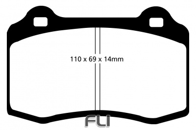 EBC DP21140 Greenstuff Remblokken