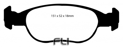 EBC DP21141 Greenstuff Remblokken