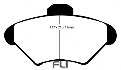 EBC DP21143 Greenstuff Remblokken