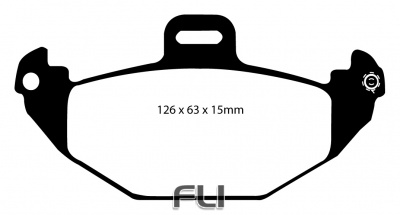 EBC DP21190 Greenstuff Remblokken