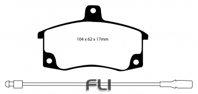 EBC DP21192 Greenstuff Remblokken