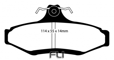 EBC DP21197 Greenstuff Remblokken