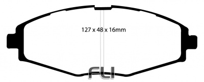 EBC DP21212 Greenstuff Remblokken