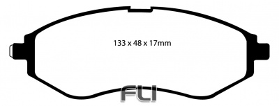 EBC DP21213 Greenstuff Remblokken