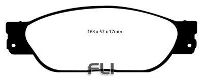 EBC DP21220 Greenstuff Remblokken