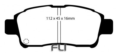 EBC DP21225 Greenstuff Remblokken