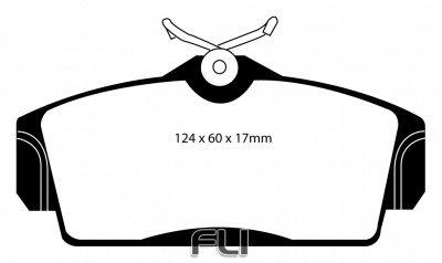 EBC DP21238 Greenstuff Remblokken