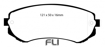 EBC DP21279 Greenstuff Remblokken