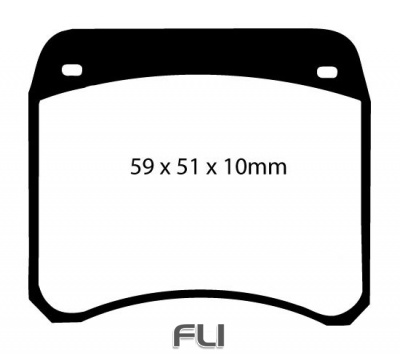 EBC DP2128 Greenstuff Remblokken