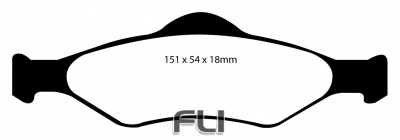 EBC DP21300 Greenstuff Remblokken