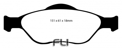 EBC DP21320 Greenstuff Remblokken