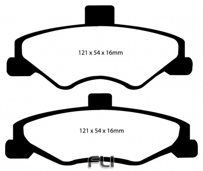 EBC DP21323 Greenstuff Remblokken